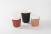 8 oz 12 oz 16 oz jetables à simple paroi/double paroi/tasses à café en papier ondulé pour boisson froide et boisson chaude